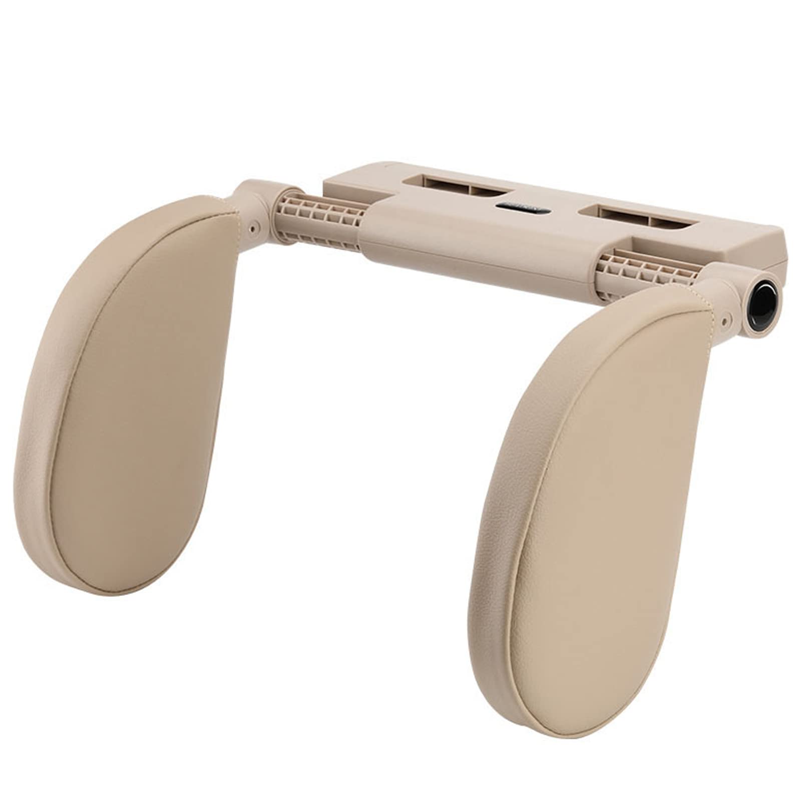 Hifrom Headrest Car Car Headrest Pillow with Soft Cushion, Width and Height Adjustable, Neck Support for Children and Adults, Neck Support Car for Sleeping (Beige)