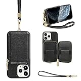 ZVE Wallet Case for iPhone 11 Pro, Zipper Wallet