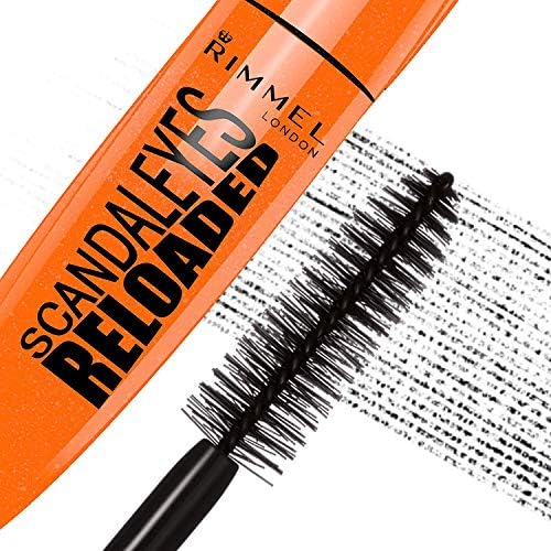- Mascara Scandaleyes Reloaded - Volume extrême et Tenue extrême - Maxi Brosse - 001 Black - 12ml