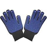 Kissliss Heat Resistant Glove, Anti-hot Anti-scald Anti- slip & Heat Blocking Glove for Flat Iron Curling Wand Hair Straightener – Two Packs (for Left & Right Hands)
