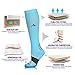 NEWZILL Medical Compression Socks for Women & Men Circulation 20-30 mmHg, Best for Running Athletic Hiking Travel Flight Nurses (Carolina Blue, L/XL)