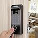 HARFO HL91 Fingerprint Touchscreen Keyless Door Lock with OLED Display, Perfect for Office & Home (Aged Bronze)