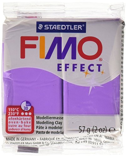 Fimo soft clay 56gm transparent purple