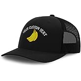 Custom Mesh Cap Hat Embroidered Bananas B Embroidery Trucker Hats for Men & Women Cotton