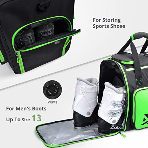 Extremus Domo 50L Ski Boot Bag,Neon Green Pricepulse