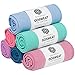 Shandali Hot Yoga GoSweat Microfiber Hand Towel in Super Absorbent Premium Teal Suede for Bikram, Pilates, Gym, and Outdoor Sports. 16 x 26.5 inches.