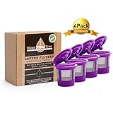 4 x Reusable K-cup, K cup Coffee Filter Compatible Keurig 1.0 &amp; 2.0 K200, K250, K300, K350, K400, K450, K460, K500, K550, K560 and 1.0 Brewers - KF-007C4 - 4 pack