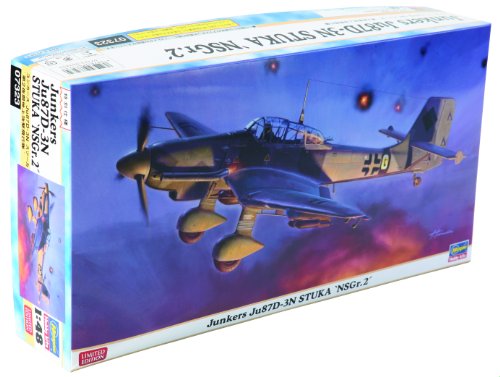 HAS07323 1:48 Hasegawa Junkers Ju 87D-3N Stuka NSGR2 MODEL KIT