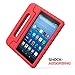 MoKo Case for All-New Amazon Fire HD 8 Tablet (6th/7th/8th Generation, 2016/2017/2018 Release) Kids Shock Proof Convertible Handle Light Weight Protective Stand Cover Case for Fire HD 8,RED