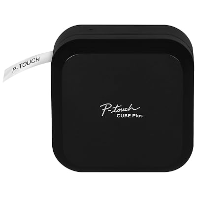 Brother P-touch CUBE Plus Bluetooth Label Maker (PT-P710BT), white