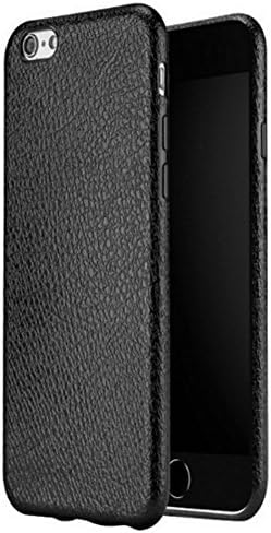 iPhone 6/6s plus Case, GagaKing Ultra Thin Soft TPU Litchi Grain Protective Shell Case Cover With Anti-Scratch Non-Slip Shockproof for iPhone 6/6splus (Black)