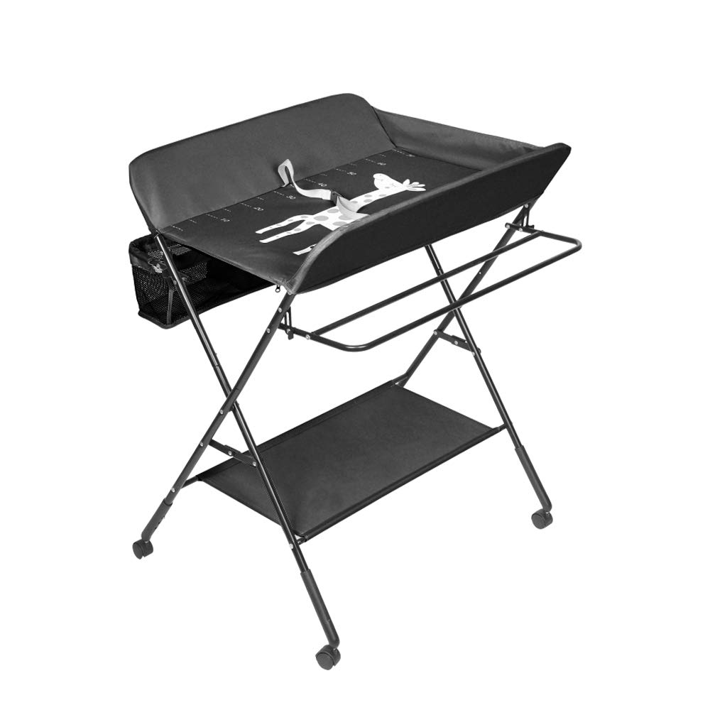 Buy Foldable Baby Changing Table with Unit Storage Bags and Shelf
