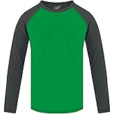 Boys Swim Shirt Rash Guard Long Sleeve for Toddler Kids Children Rashguard Water Swimwear UPF 50 Swimming Sun Shirt Green Swim Top 7-8Y