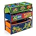 Delta Children Nickelodeon Teenage Mutant Ninja Turtles Playroom Solution Set (Table & Chair Set + Metal Multi-Bin Toy Organizer)