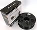 #1 BEST Filament ABS Black 1.75 mm +/-0.02mm Top Accuracy, 3D Printer Spool Extruder Holder Stand, XYZ Printing, 1 kg Clear Print Flexible Platform, Plastic Smooth 2.2lb Refill Cartridge,Infographics