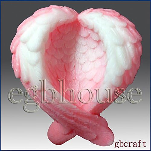 Angel Wing V.2 - Detail of High Relief Sculpture - Silicone Soap/polymer/clay/cold Porcelain Mold