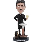 Royal Bobbles Nikola Tesla Bobblehead, Premium Polyresin Lifelike Figure, Unique Serial Number, Exquisite Detail
