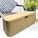 Bamboo Cable Management Box | Cable Hiding Box | Comes with Free Bamboo Phone Holder | Magnetic Door Holder | Front and Sides Opening | Anti-slip Bottom | Keeps Wires Safe and Organized | Hidden Power