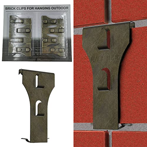 Brick Hook Clips 8 Pack Bricks Hook Clip for Hanging Outdoors Wall