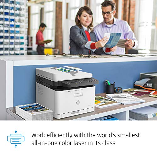 HP Color Laser 179fnw Wireless All in One Laser Printer with Mobile