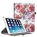 Fintie iPad Mini 1/2/3 Case - Multiple Angles Stand Case with Smart Cover Auto Sleep/Wake Feature for Apple iPad Mini 1 / iPad Mini 2 / iPad Mini 3, Floral Purple