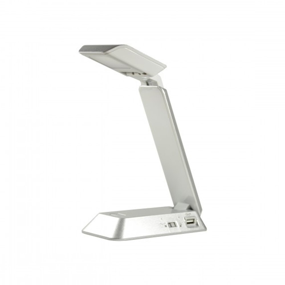 The Portable Xtralite LED Folding Task Lamp, Silver XL20800