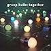 LUCERO Smart Light Bulb - Color Changing Bluetooth Light Bulb - Colored Mood Lighting LED Light Bulbs for Relaxation and Party Lights - No WiFi Hub Needed
