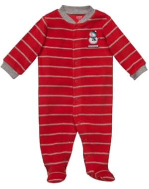 Baby Boys' Easy Entry Fleece Sleep n Play