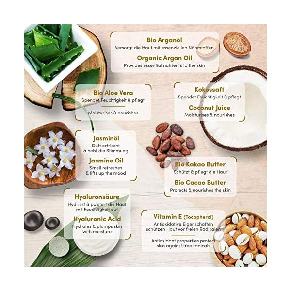 ORGANIC-Hyaluronic-Acid-Face-Cream-100ml-Jar-Concentrated-Moisturiser-for-Women-with-Aloe-Vera-Total-Age-Repair-Night-Cream-Vegan-Anti-Aging-Skin-Care-Made-in-Germany Hyaluronic Acid Face Cream 100ml - Skincare Face Moisturizer for Women with Aloe Vera - Organic Face Cream for Women…