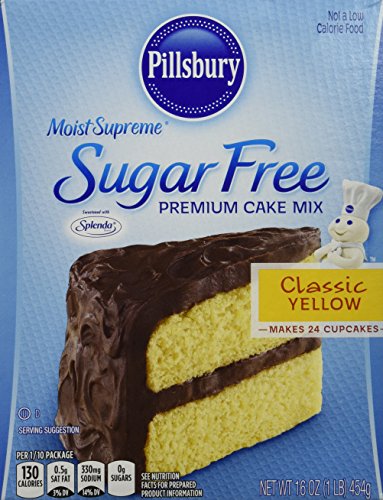 Pillsbury Sugar Free Yellow Cake Mix 16 Oz 2 Pk By Alere At The Sugar 