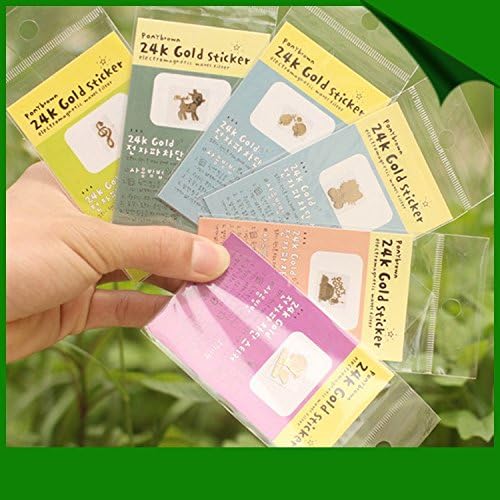 Kangzheik Anti Radiation Protector Shield Sticker, EMR Protection Blocker, EMF Neutralizer Patch Energy Saver Scalar Ion for All Mobile Phones GOLD15