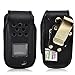 Turtleback Fitted Case Made for Samsung Rugby 4 Flip Phone Black Leather Rotating Removable Metal Belt Clip Made in USA