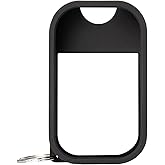 Touchland Silicone Hand Mist Case with Keyring, 1 FL OZ - Jet Black