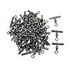JSHANMEI-50pcsbox-Fishing-Sleeves-Cross-line-Crane-Swivel-Fishing-Swivel-Crimp-Swivel