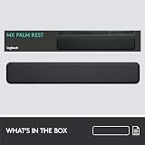 Logitech MX Palm Rest for Keys Premium Non Slip Support Black view 6