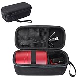 Esimen Hard Travel Case for Nebula Capsule Smart Mini Projector by Anker and USB Flash Drive Accessories Carry Bag Protective Storage Box (Black)