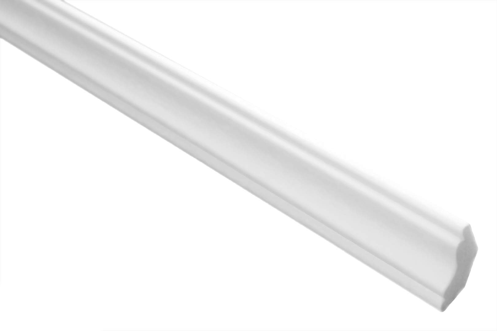 Plaster Molding pro Hart White Smooth Marbet 22x22mm E-23 - White, 100 Meter/50 Make