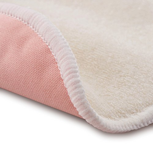 Enovoe Organic Bamboo Breastfeeding Pads (12 Pack) with Bonus Laundry Bag - Reusable Nursing Pads for Breast are Super Soft, Machine Washable and Hypoallergenic