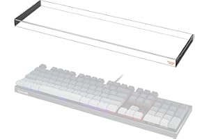 Redragon K556 Desing Wish Keyboard Cover, Water Resistant Half-Covered Acrylic Dust Cover Anti-Cat Lid