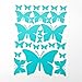 Jeyfel Decals: Butterfly Wall Decals- Purple, Pink & Turquoise Set. DIY Decoration. Beautiful Butterfly Wall Stickers. Girls, Nursery, Room Decor.