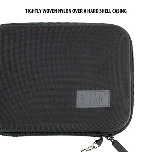 Protective Case for Innova 3320 Digital Multimeter with Hard Shell Exterior and Wrist Strap by USA Gear - Mesh Pocket Holds Cables, Batteries, Wire Strippers and More Electrical Testing Tools