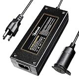 AstroAI AC to DC 10A Converter, 12V DC/120W/7.78FT, Car Cigarette Lighter Socket AC/DC Power Supply Adapter Transformer for Inflator, Car Refrigerator, and Other Car Devices