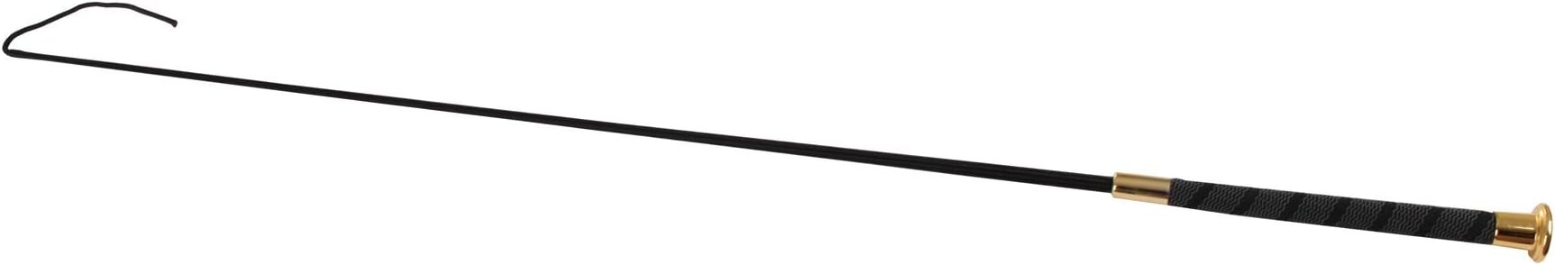 Red Horse Equestrian Dressage Whip With Finished Gold Top Schooling Equipment