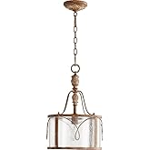 Quorum 3506-94 Traditional One Light Pendant from Salento Collection in Bronze/Dark Finish,