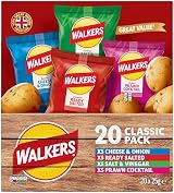 Walkers Classic Variety Multipack Crisps Box 20x25 g view 2
