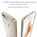 Luvvitt Clear View iPhone 7 Plus/iPhone 8 Plus Case with Hybrid Scratch Resistant Back and Shock Absorbing Bumper for Apple iPhone 7 Plus (2016) and iPhone 8 Plus (2017) - Gold
