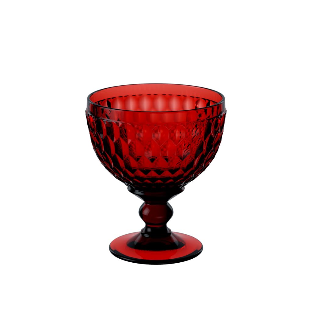 Villeroy & Boch Boston col Bowl Red Extravagant Elegant Sparkling Wine and Champagne Crystal Glass 400 ml