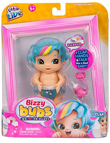 Little Live Babies Little Live Bizzy Bubs Clap Baby Harper Childrens Toy