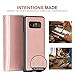 PASONOMI Note 8 Case, Note 8 Wallet Case with Detachable - [Folio Style] PU Leather Wallet case with ID&Card Holder Slot Wrist Strap for Samsung Galaxy Note 8 (Rose Gold, Samsung Galaxy Note 8)