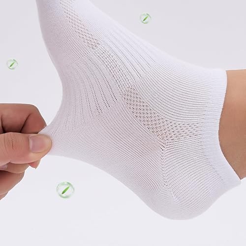 Cirorld Mens Womens Bamboo Sports Socks Breathable Running Cotton Socks 6 Pairs